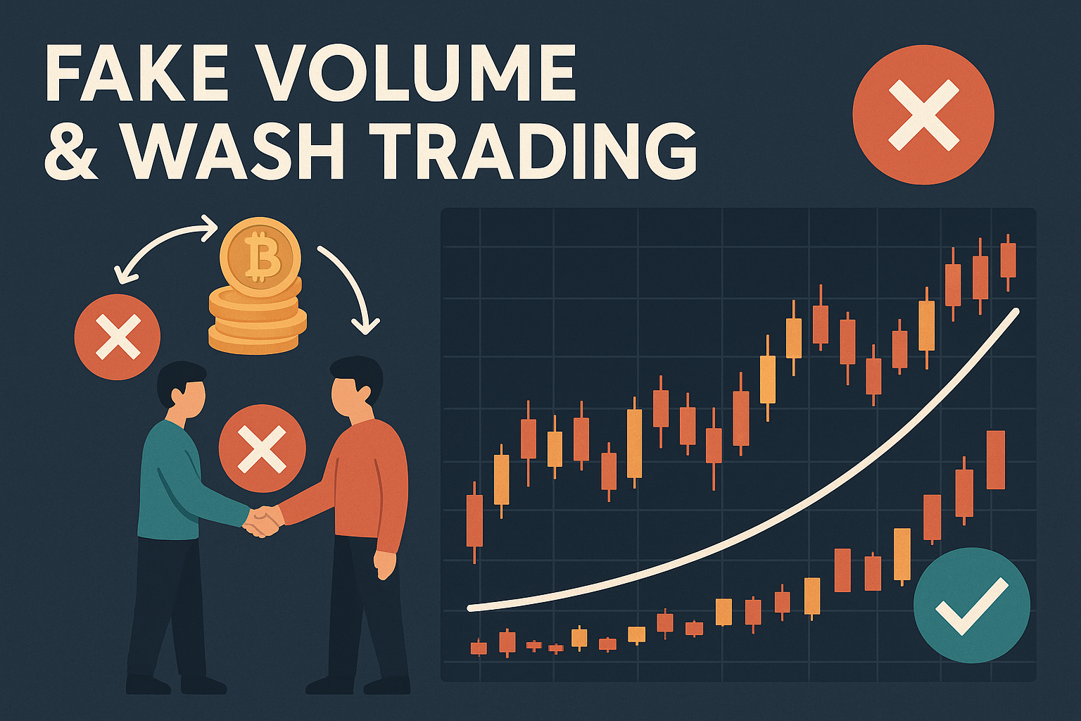 Fake volumes and wash trading in crypto: how to tell real liquidity apart