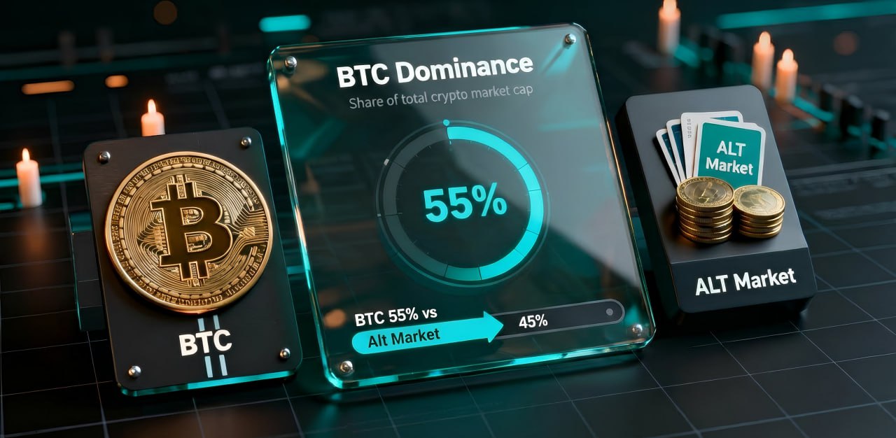 BTC dominance: qué muestran la dominancia de Bitcoin y el índice BTC.D