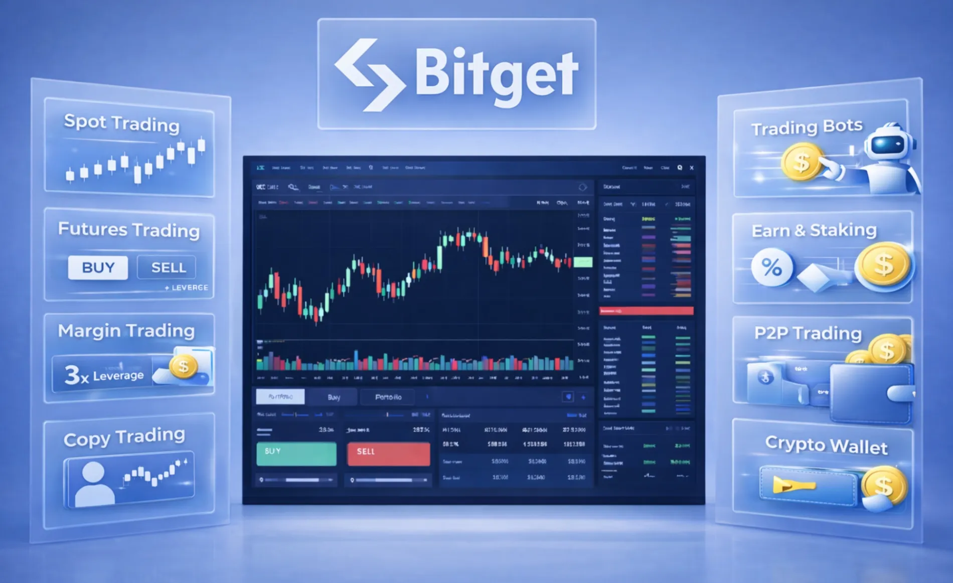 Bitget interface and features