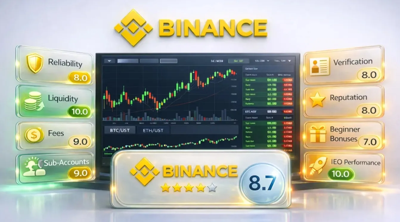 Binance crypto exchange rating