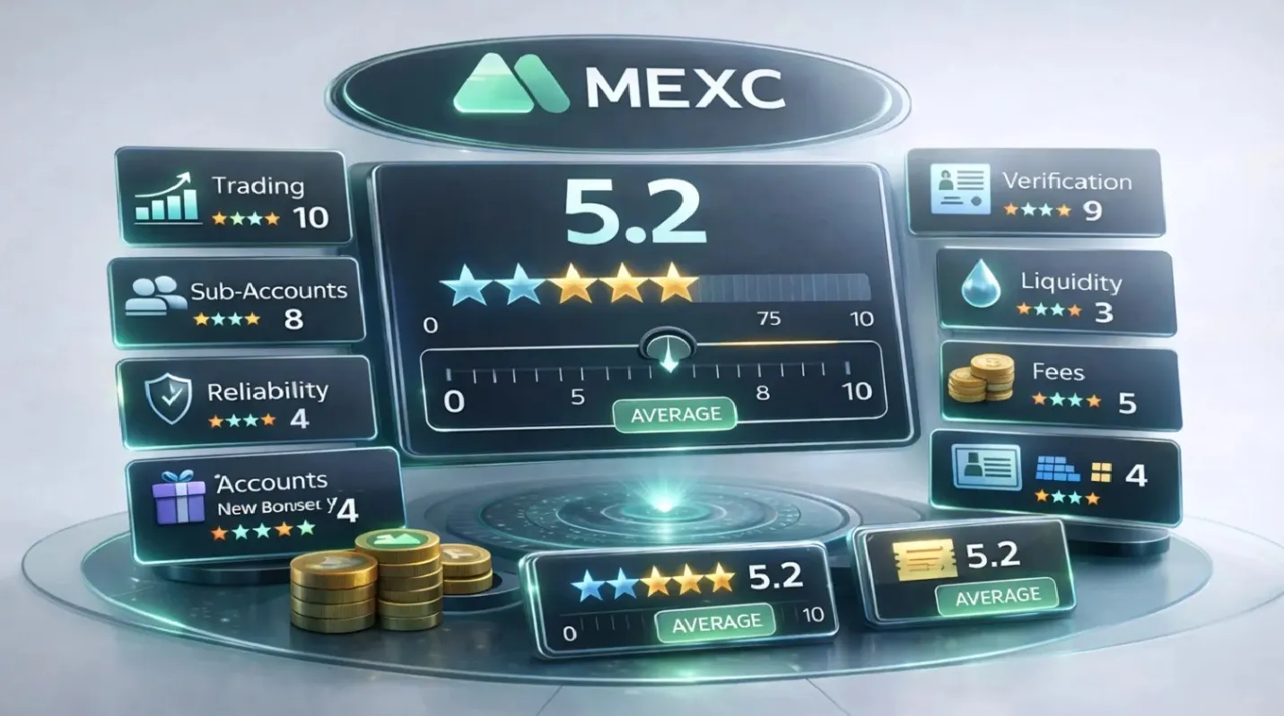 3D rating of the MEXC exchange